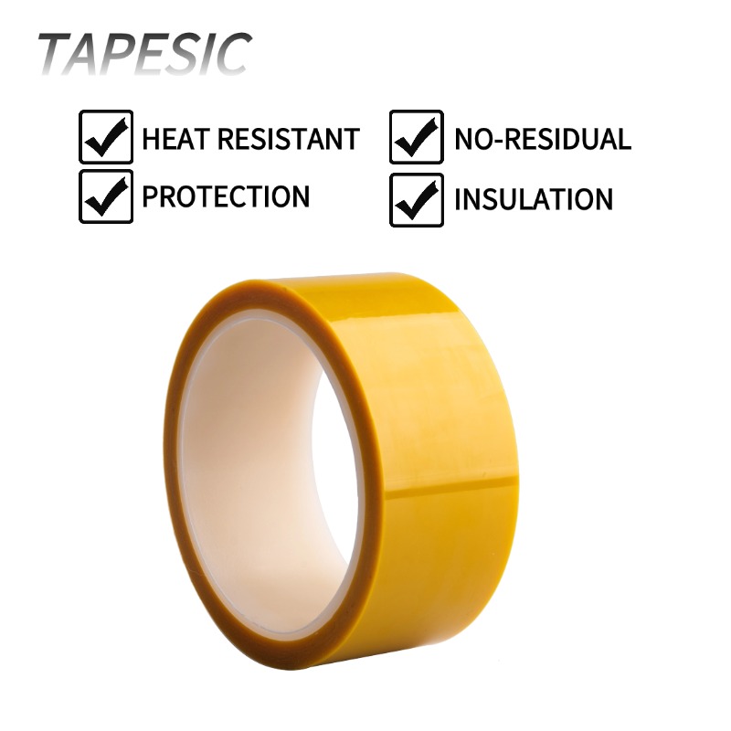 Yellow Polyester Silicone Tape