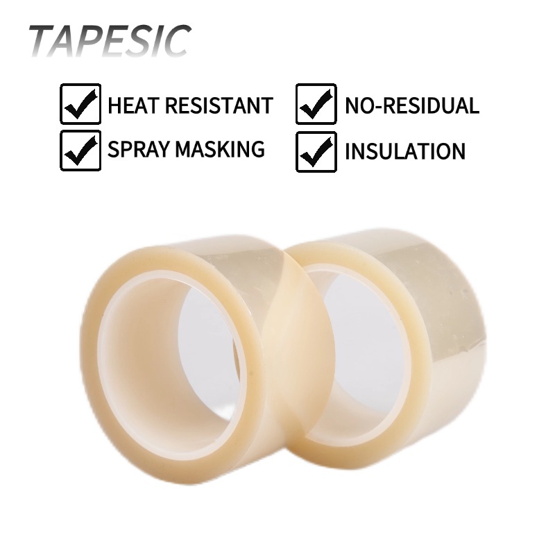 White Polyester Silicone Tape