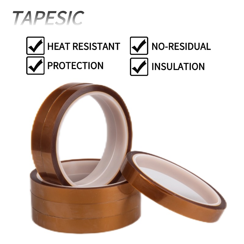 Amber Polyester Silicone Tape
