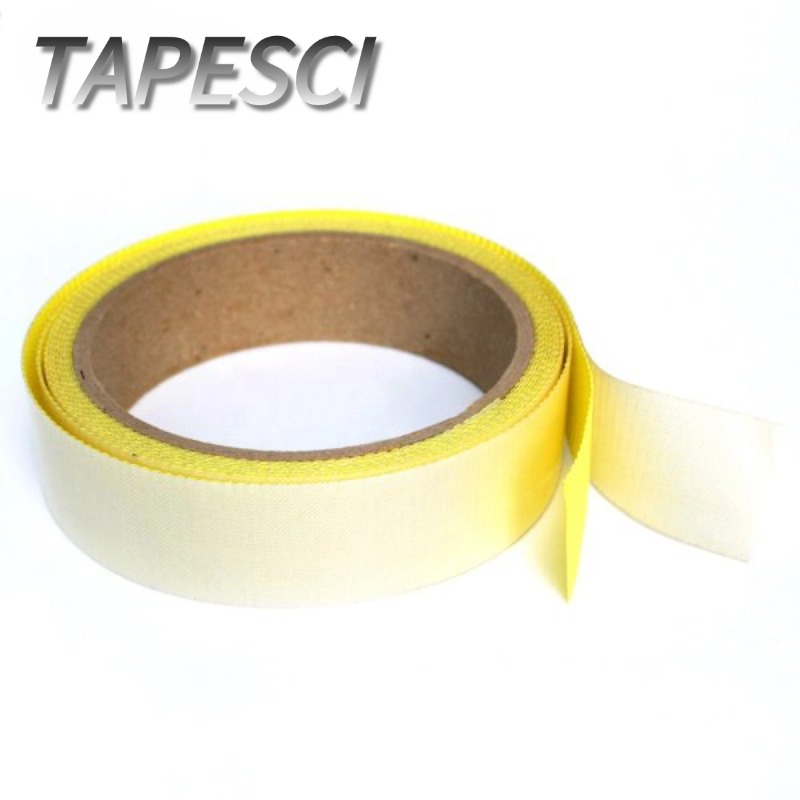 White PTFE Coated Fiberglass Tape with Liner