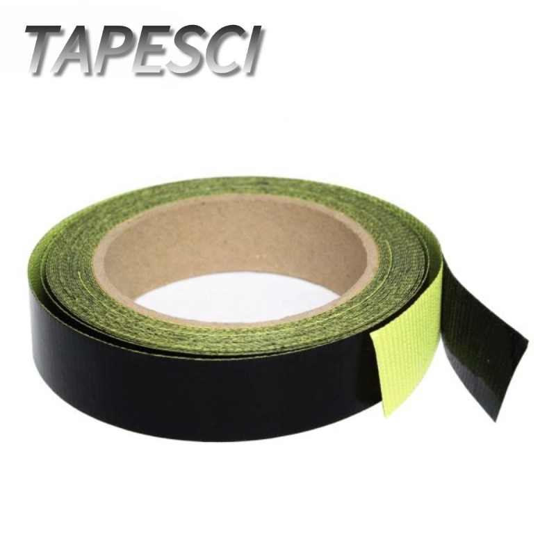 Black PTFE Coated Fiberglass Tape with Liner