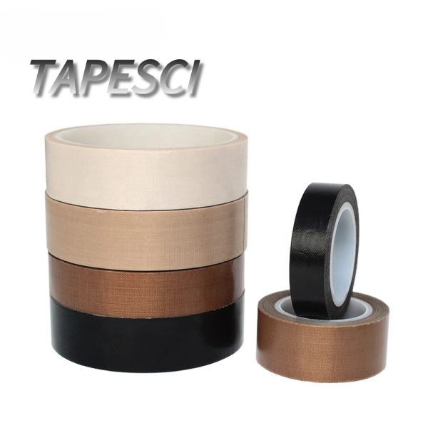 TAPESCI PTFE Coated Fiberglass Adhesive Tape