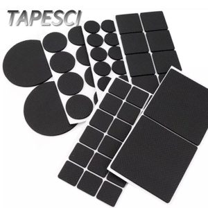 Die-Cut Black Polyimide (PI) High-Temperature Tape Pads